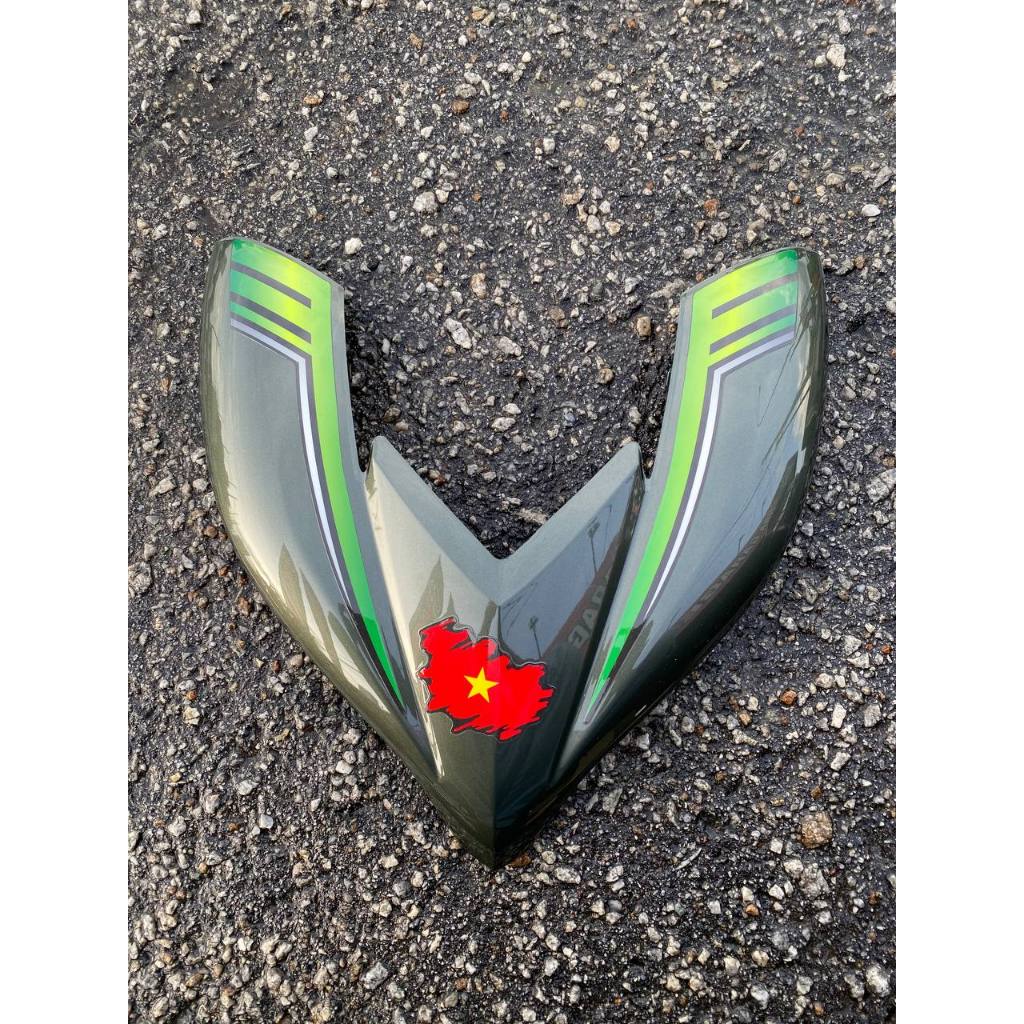 COVERSET BODYSET LC135 LC V8 DNLGM ARMY GREEN FUEL INJECTION FI YAMAHA SIAP TANAM DOCTOR 009 VIETNAM EDITION