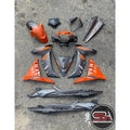 COVERSET BODYSET SYM VF3i 185 LE ORANGE ORIGINAL COLOR VERSION V DOCTOR SIAP TAMPAL