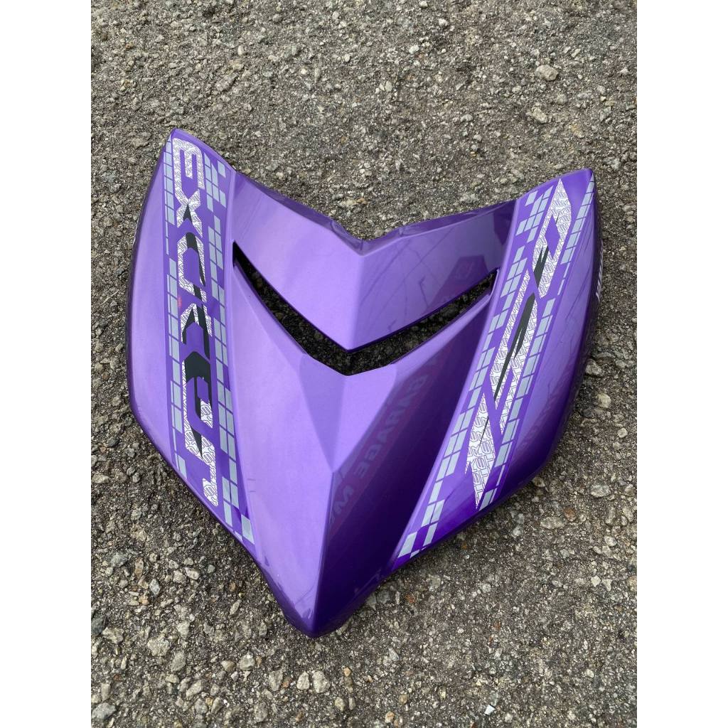 COVER SET Y15ZR V1 V2 EXCITER AEROX ARX3 BPM1 WHITE PURPLE PUTIH SIAP TANAM COVERSET Y15ZR YSUKU NEW ORIGINAL VELOZI