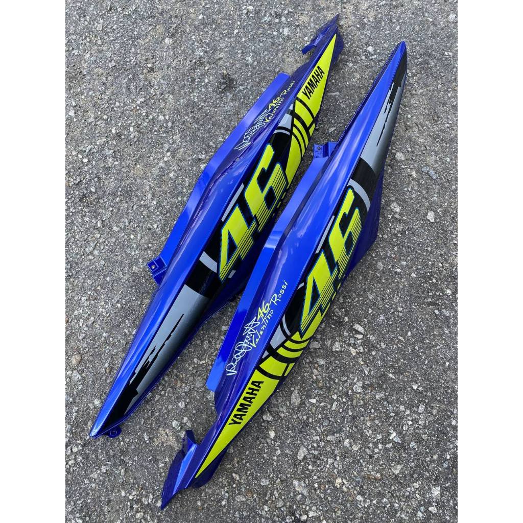 COVERSET YAMAHA BODYSET Y15 YSUKU Y15ZR V1 V2 VALENTINO ROSSI BIRU 46 BLUE SIAP TANAM ORIGINAL VELOZI VR46-2