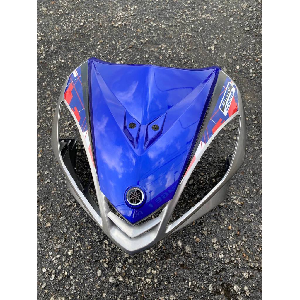 COVERSET BODYSET LC LC135 V1 BLUE CORE RED EDITION M MATE STRIPE SIAP TAMPAL ( LIMITED TIME ONLY )