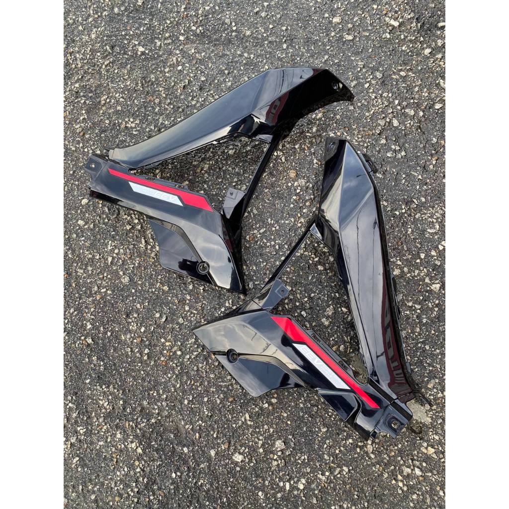 COVERSET BODYSET MODENAS KRISS MR3 DRUM RED BLACK MERAH HITAM SIAP TAMPAL M SEKI SET