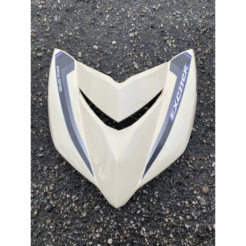 COVERSET BODYSET YAMAHA Y15 Y15ZR V1 V2 CREAMY WHITE - PURPLE EX EXCITER EDITION DOCTOR 028 SIAP TANAM