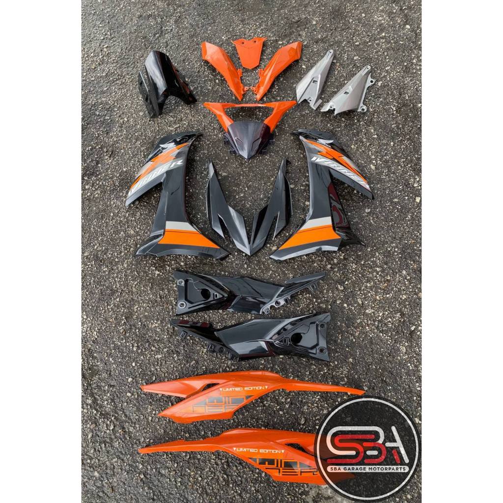 HONDA RSX RS-X 150 RSX150 COVERSET DOCTOR WINNER ORANGE 005 COLOR SIAP TANAM CLEAR FIT DENGAN BODY