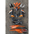 HONDA RSX RS-X 150 RSX150 COVERSET DOCTOR WINNER ORANGE 005 COLOR SIAP TANAM CLEAR FIT DENGAN BODY