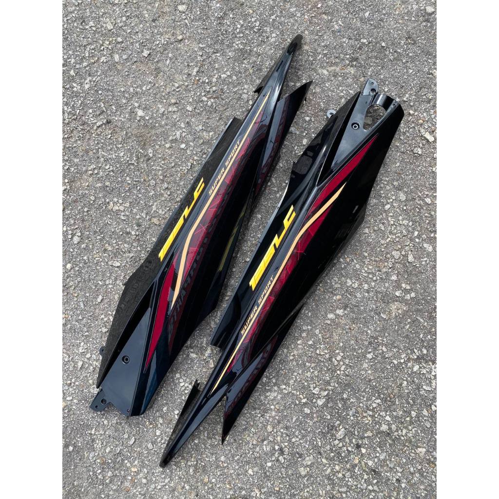 COVERSET BODYSET YAMAHA LC LC135 V1 DPRME RED TITAN LE SE 032 DOCTOR STRIPE TANAM VELOZI EDITION