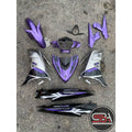 COVERSET BODYSET YAMAHA LC LC135 V6 V7 BPM1 S3 PURPLE SILVER STANDARD STRIPE TANAM VELOZI L6-ST-13 DOCTOR 047
