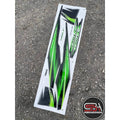 STICKER / STRIPE COVERSET / COVER SET LC V1 HIJAU 1ST EDITION MORITAKA YAMAHA ORIGINAL NO 1