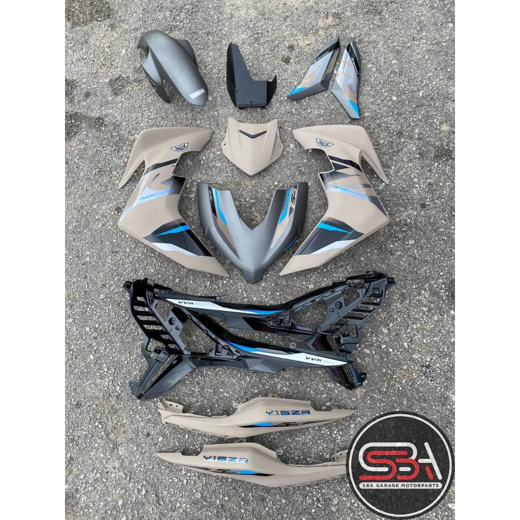 Y16 V1 V2 ABS COVERSET Y16ZR MNM3 MYSN1 SANDSTORM 2025 STANDARD DESIGN ORIGINAL VELOZI YAMAHA SIAP TAMPAL READY STOK