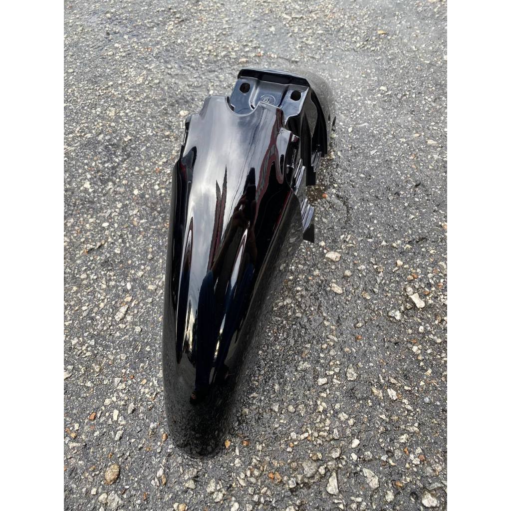 COVERSET YAMAHA LAGENDA SRL 110ZR VOM BLACK ORANGE MADE IN MALAYSIA SIAP TAMPAL STICKER M SEKI VERSION