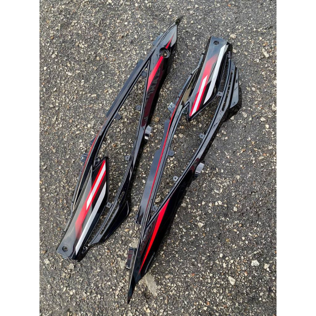 COVERSET BODYSET MODENAS KRISS MR3 DRUM RED BLACK MERAH HITAM SIAP TAMPAL M SEKI SET
