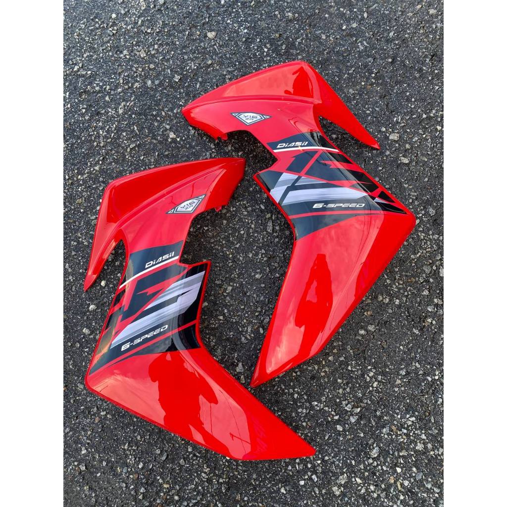 Y16 COVERSET Y16ZR EXCITER RC RED MERAH VIETNAM Y16-ECT-RC-5 ORIGINAL VELOZI YAMAHA SIAP TANAM READY STOK