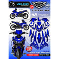 Y16 V1 V2 COVERSET Y16ZR DPBMC BLUE BIRU MOVISTAR M PUTIH ORIGINAL VELOZI YAMAHA SIAP TANAM READY STOK M1 M2