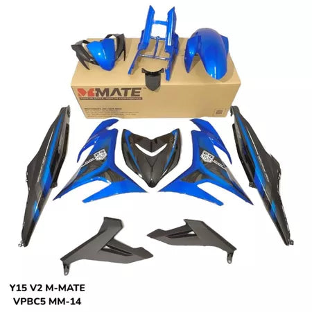 COVERSET YAMAHA V DOCTOR VELOZI EDITION Y15 YSUKU Y15ZR V1 V2 VPBC5 BIRU NEW BLUE TANAM CLEAR ORIGINAL BODYSET 2022