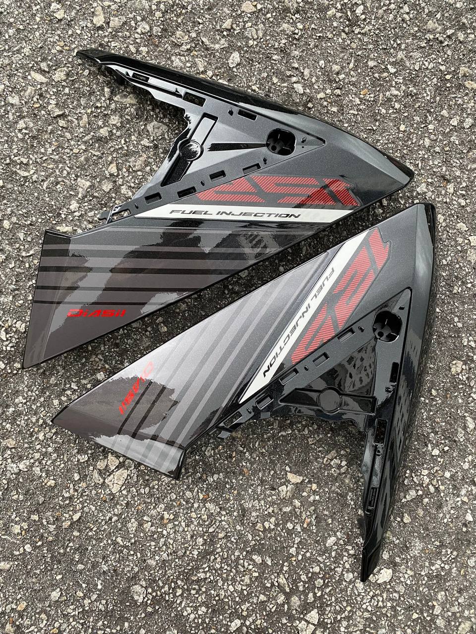 COVERSET BODYSET EGO AVANTIZ YAMAHA STICKER SIAP TANAM BATMAN HITAM BLACK 008 DOCTOR FULLSET