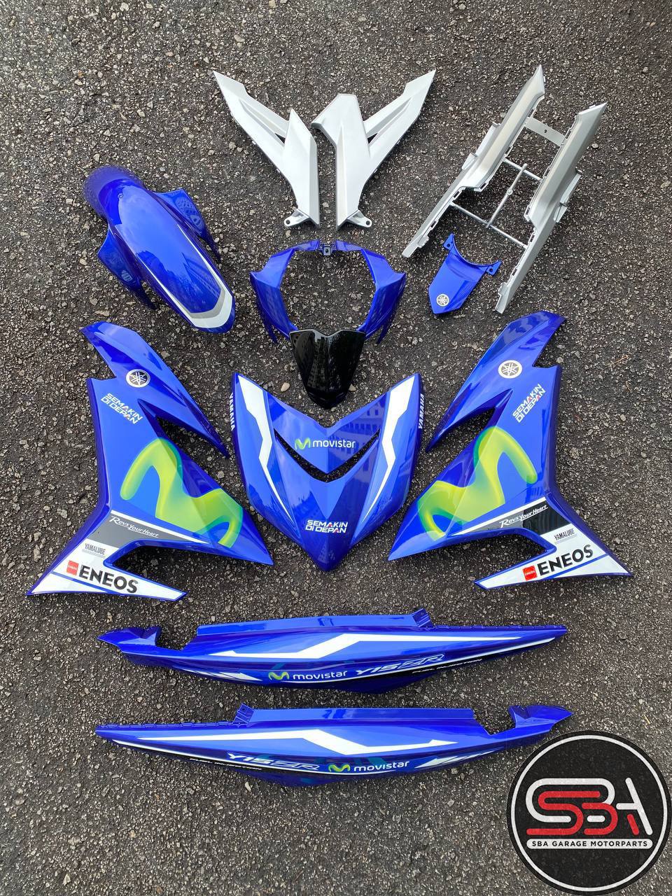 COVER SET MOVISTAR M HIJAU BIRU DPBMC 4GM 2016 TAMPAL COVERSET PREMIUM EDITION BODYSET Y15ZR Y15 YSUKU V1 V2 VELOZI