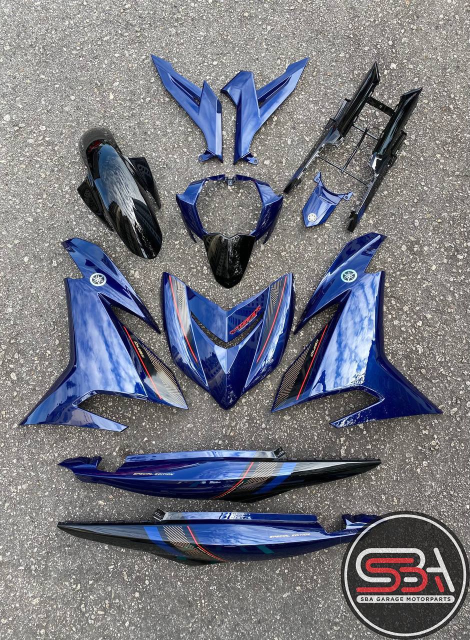 COVERSET BODYSET YAMAHA Y Y15 Y15ZR V1 V2 V3 BIRU DARK DPBMU BLACK 2023 SPECIAL EDITION SIAP TAMPAL VELOZI