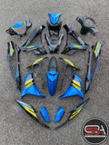 COVERSET BODYSET MODENAS KRISS MR3 DRUM BLUE BLACK BIRU HITAM SIAP TAMPAL M SEKI SET