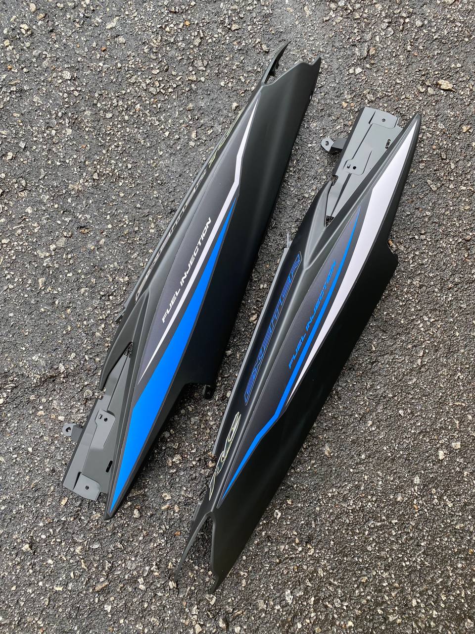 COVERSET LC LC135 V6 RC HITAM SMX MATTE ORIGINAL EQUIPMENT MANUFACTURER (ABS / OEM) EXCITER RC 2019