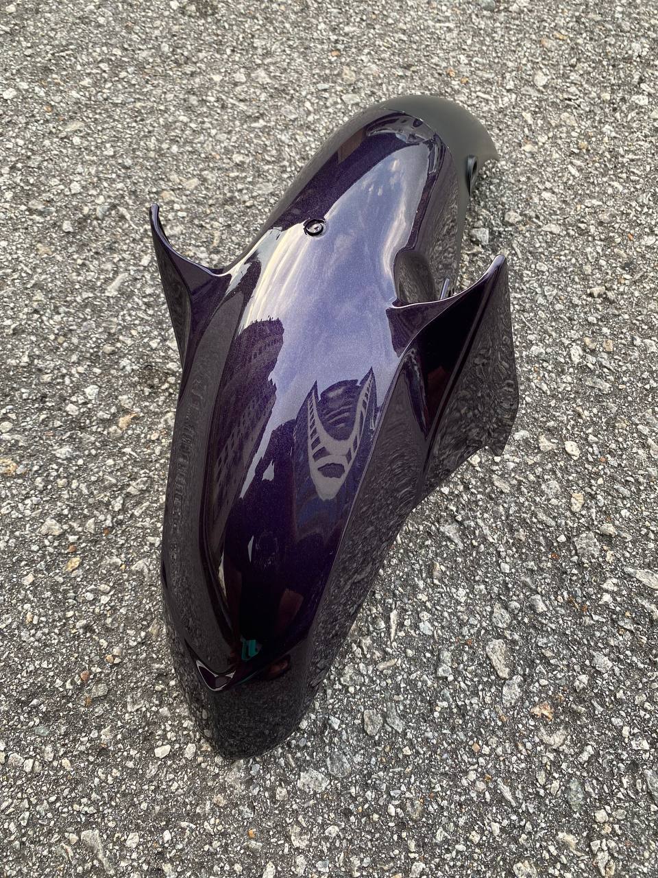 COVERSET LC LC135 V1 YAMAHA DOCTOR P PURPLE 023 2015 NEW DESIGN STRIPE SIAP TANAM CLEAR 2K