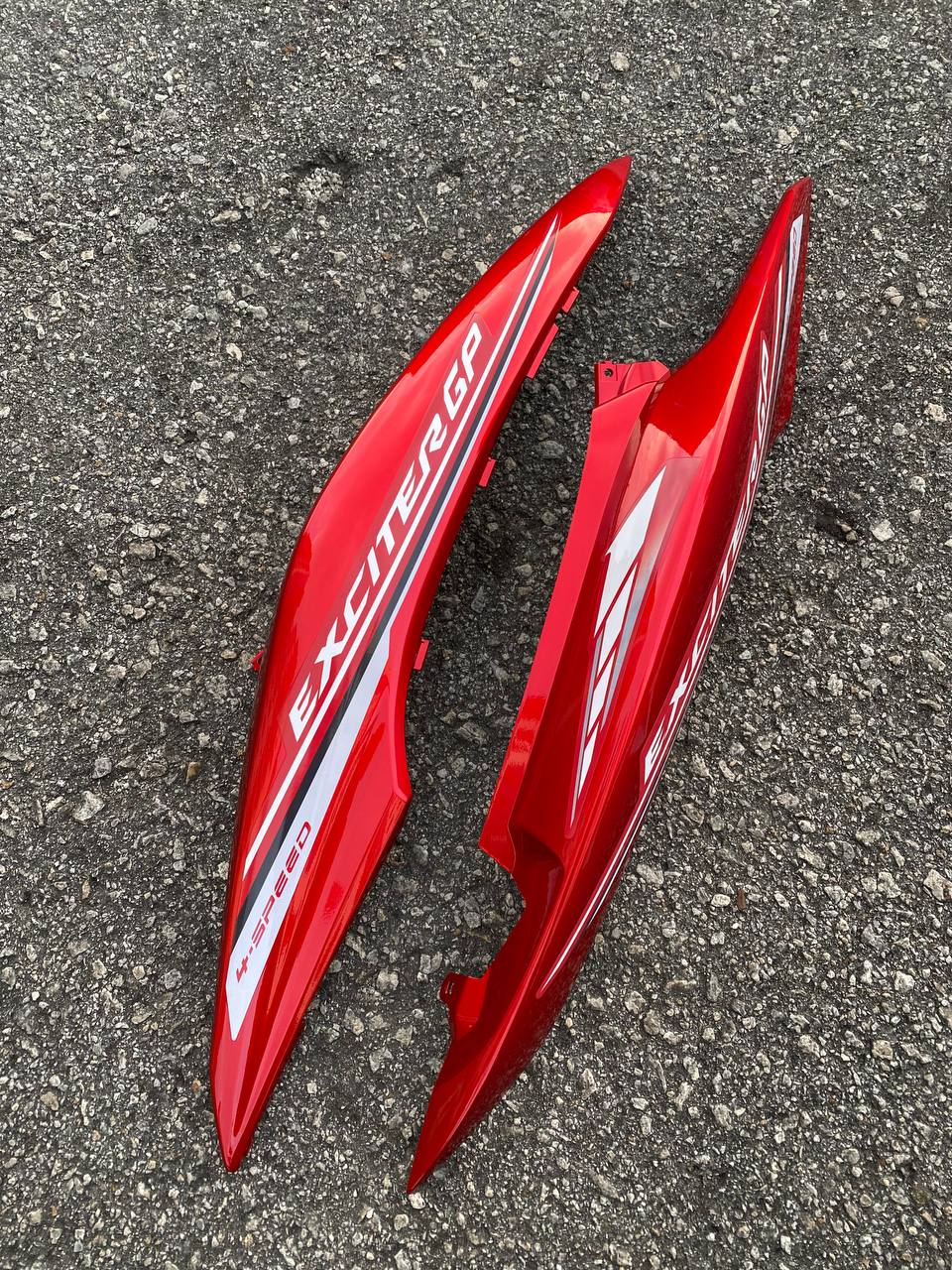 COVERSET LC135 LC V8 RM7 S3 MERAH RED SILVER ULTRAMAN EXCITER GP L8-ECT-2 FUEL INJECTION FI YAMAHA SIAP TANAM VELOZI