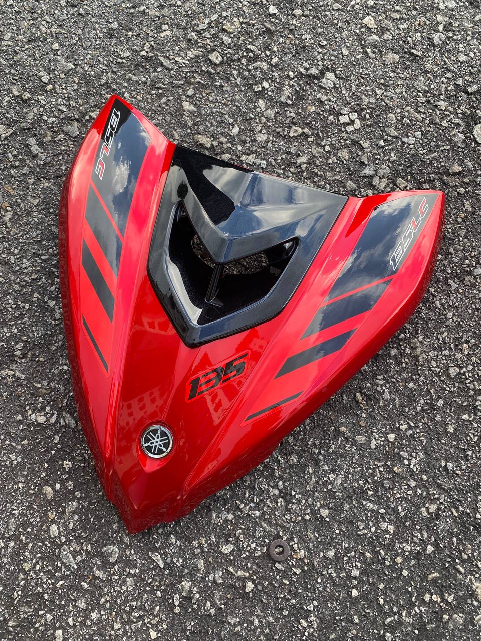 COVERSET BODYSET YAMAHA LC LC135 V6 V7 DR RED BATMAN MERAH 2015 STRIPE TANAM CODE 035 DOCTOR EDITION VELOZI