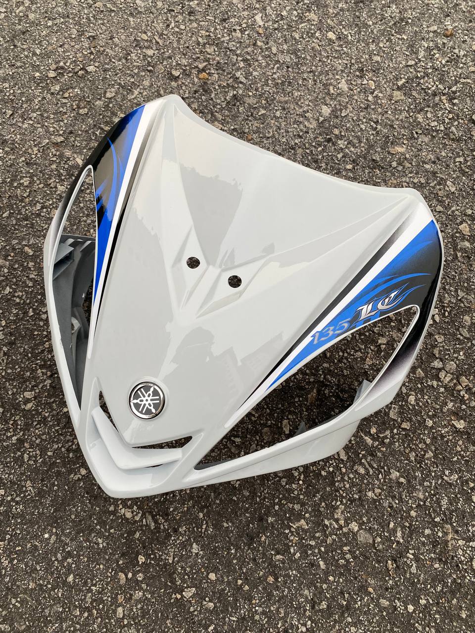 COVERSET BODYSET YAMAHA LC LC135 V1 DR SE BLUE STRIPE TANAM CODE 030 DOCTOR EDITION OEM