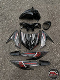 COVERSET BODYSET EGO AVANTIZ YAMAHA STICKER SIAP TANAM BATMAN HITAM BLACK 008 DOCTOR FULLSET