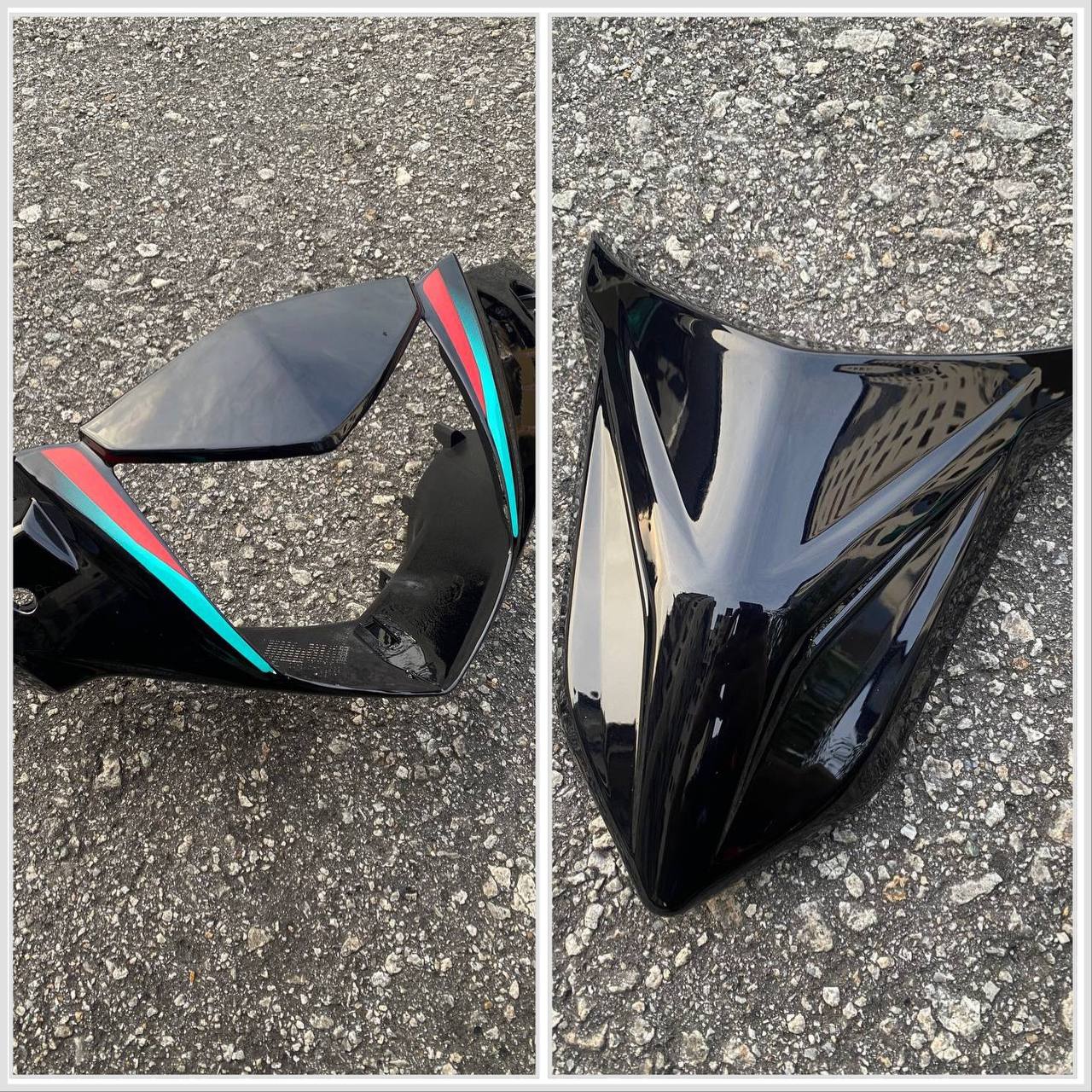 COVERSET BODYSET MODENAS KRISS MR3 DRUM ALL BLACK HITAM SIAP TAMPAL M SEKI SET