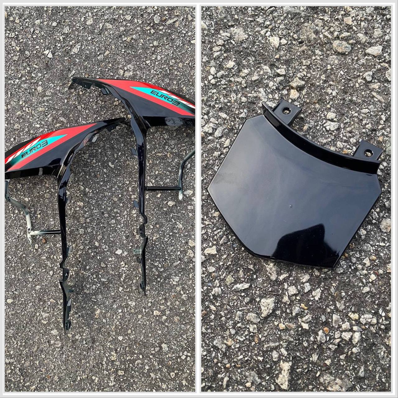 COVERSET BODYSET MODENAS KRISS MR3 DRUM ALL BLACK HITAM SIAP TAMPAL M SEKI SET