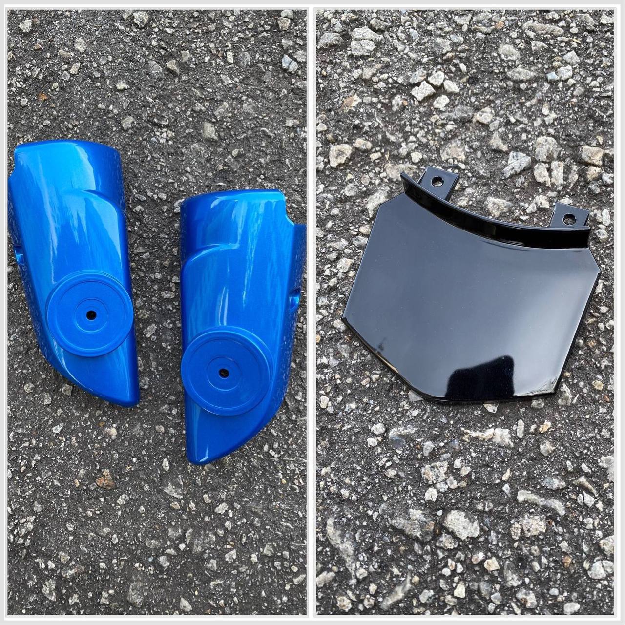 COVERSET BODYSET MODENAS KRISS MR3 DRUM BLUE BLACK BIRU HITAM SIAP TAMPAL M SEKI SET