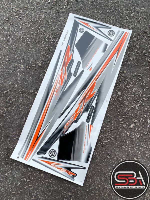 BODY STRIPE STICKER SET / 125ZR MORITAKA BLACK ORANGE COVERSET ORIGINAL YAMAHA