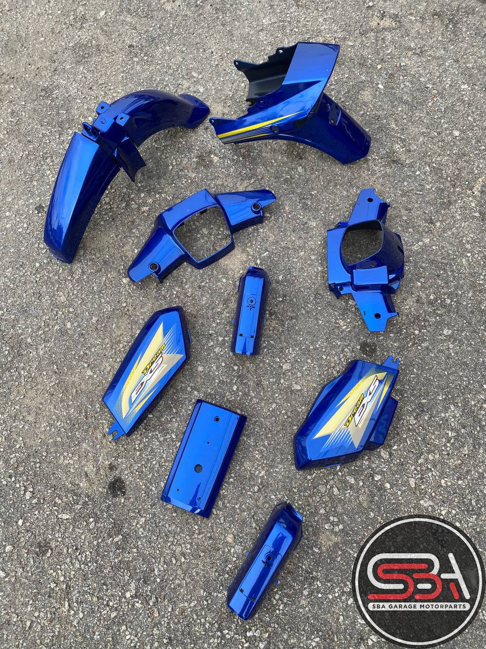 COVERSET BODYSET ORIGINAL BOON SIEW HONDA BSH EX5 BIRU DREAM BLUE COLOUR SET COMPLETE ORIGINAL  100% HONDA – READY STOCK