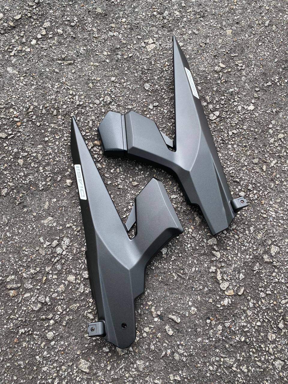 COVERSET HONG LEONG YAMAHA ( HLY ) / M MATE LC LC135 V2 V3 V4 V5 MERAH PURBA RED DESIGN STRIPE SIAP TAMPAL FREE EMBLEM