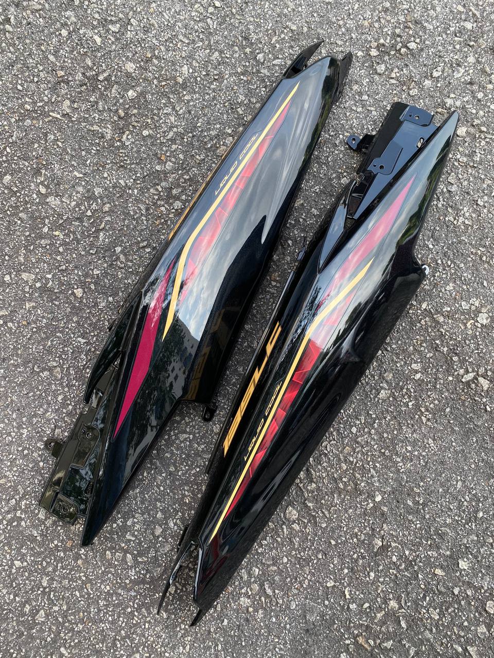 COVERSET BODYSET YAMAHA LC LC135 V6 V7 DPRME METALIC BLACK RED TITAN L6-ST-14 SIAP TANAM VELOZI DOCTOR 054