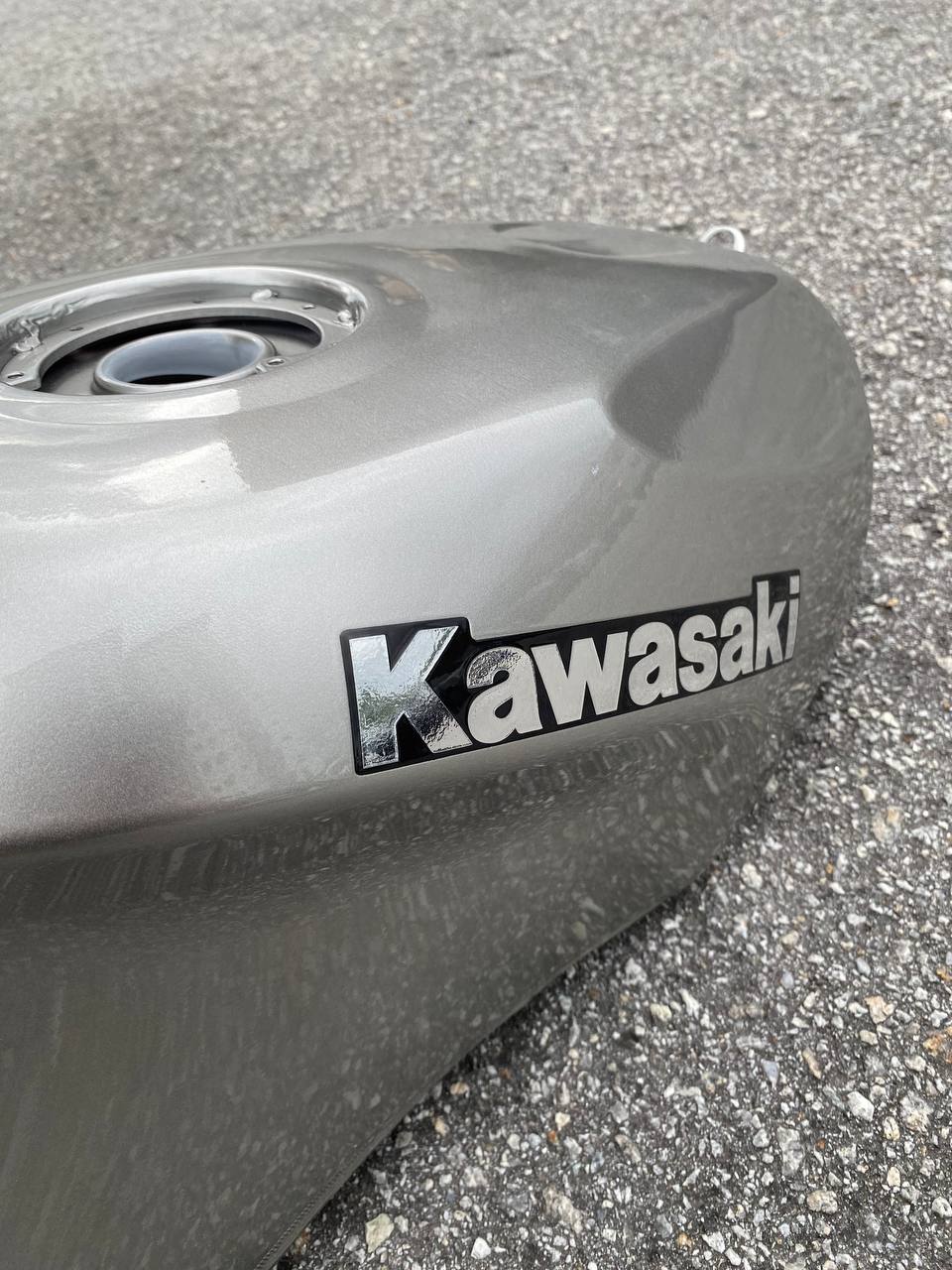 KAWASAKI NINJA DOUBLE R KR 150 RR BODY COVERSET, CLEAR-COATED STICKERS, 2-TONE RED, INCLUDING TANK (2 LARGE BOXES), OEM SET