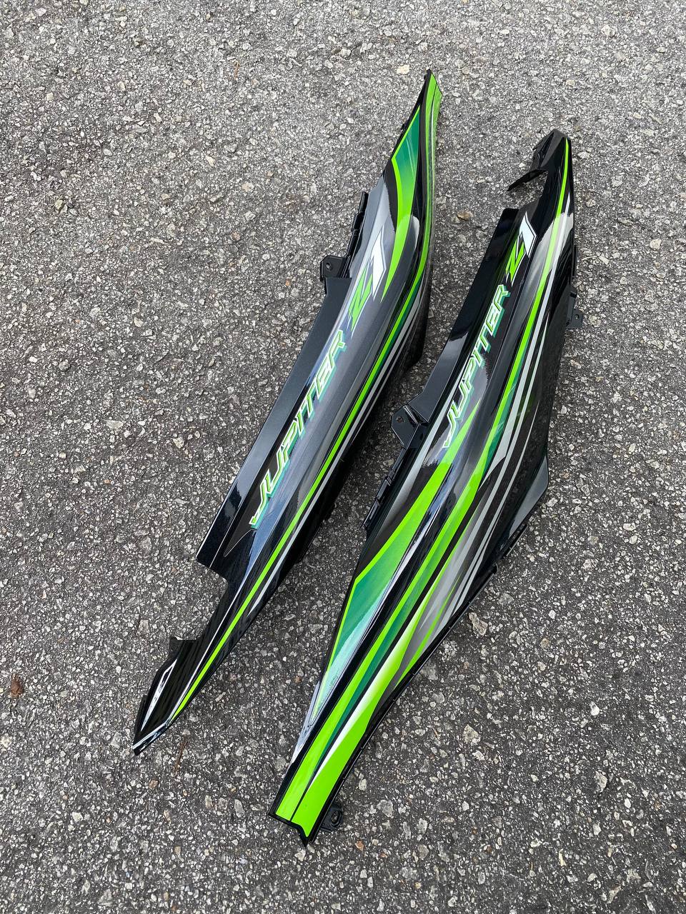 COVERSET BODYSET OEM SET LAGENDA SRL 115 / 115Z FI JUPITER GREEN HIJAU 013 DOCTOR STICKER SIAP TANAM
