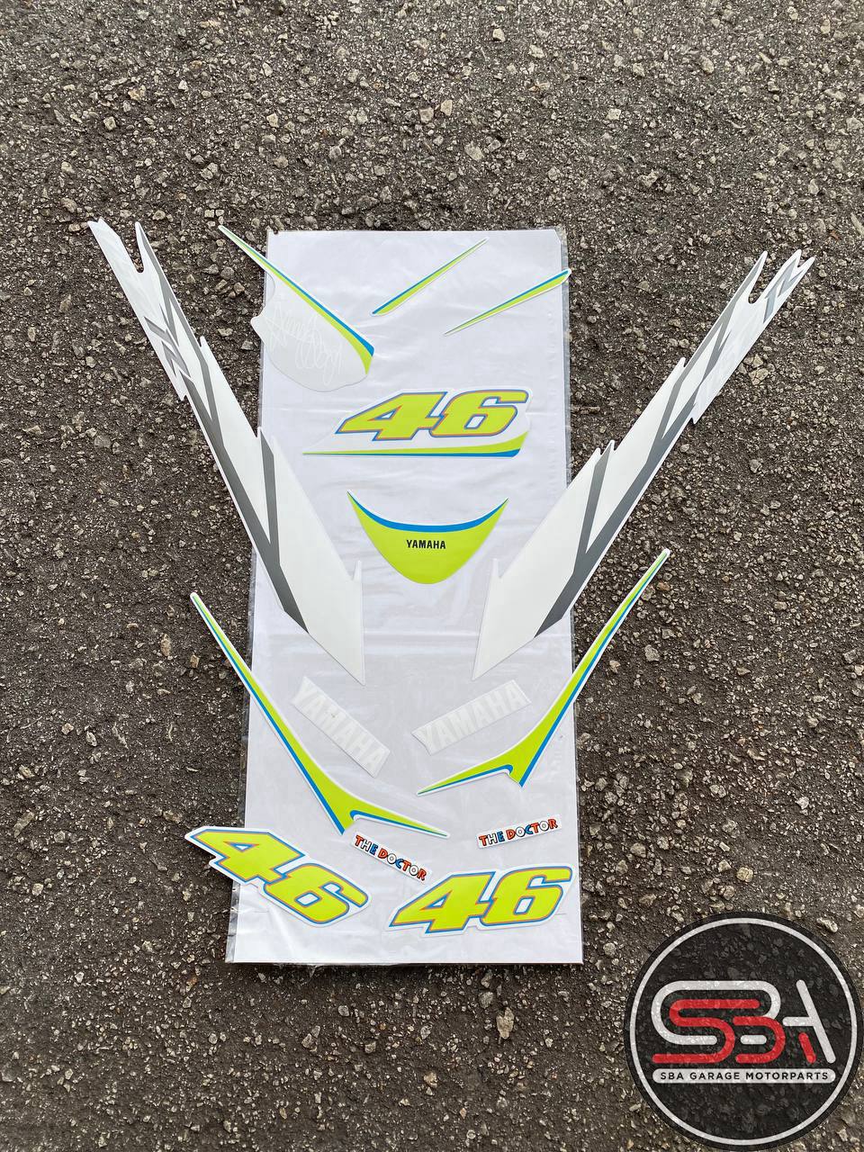 STICKER / STRIPE BODY SET / COVERSET YAMAHA 125Z/ZR MORITAKA 46 ORIGINAL ONLY