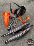 COVERSET BODYSET OEM SET LAGENDA SRL 115 / 115Z Fi ORANGE 004 DESIGN DOCTOR SIAP TANAM