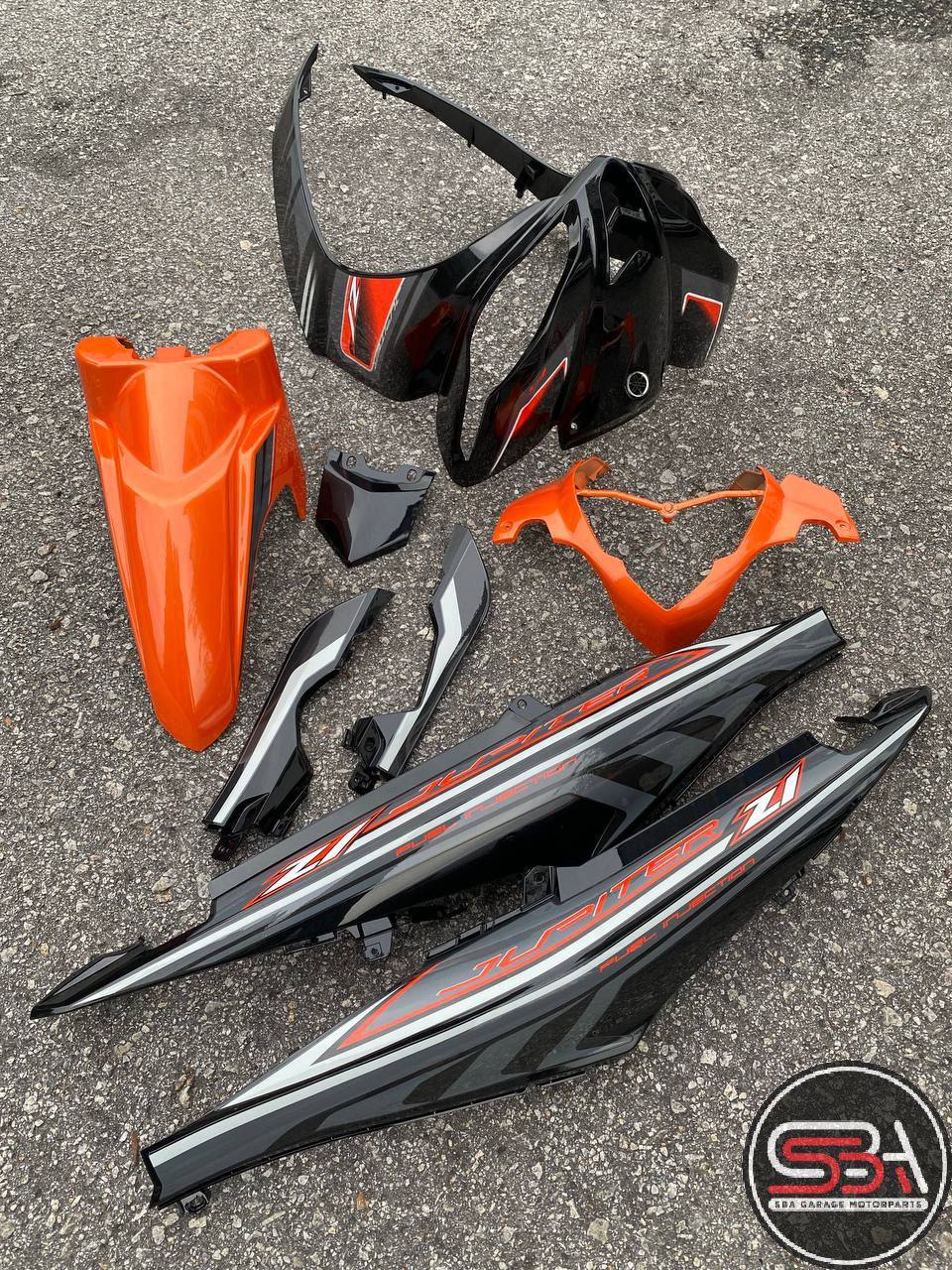 COVERSET BODYSET OEM SET LAGENDA SRL 115 / 115Z Fi ORANGE 004 DESIGN DOCTOR SIAP TANAM