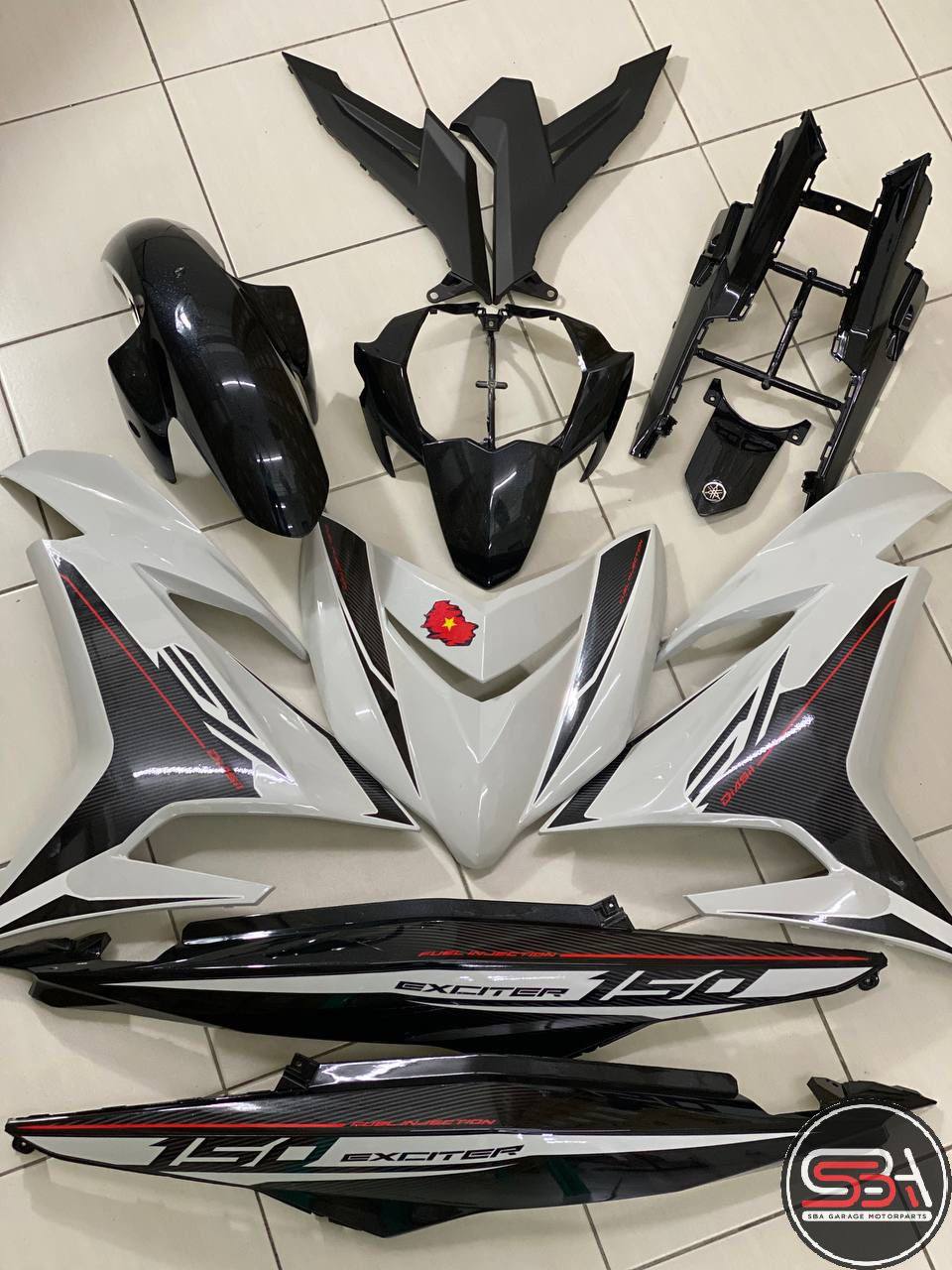 COVERSET BODYSET YAMAHA Y Y15 Y15ZR V1 V2 WHITE RC VIETNAM EDITION PUTIH DOCTOR 011 SIAP TANAM