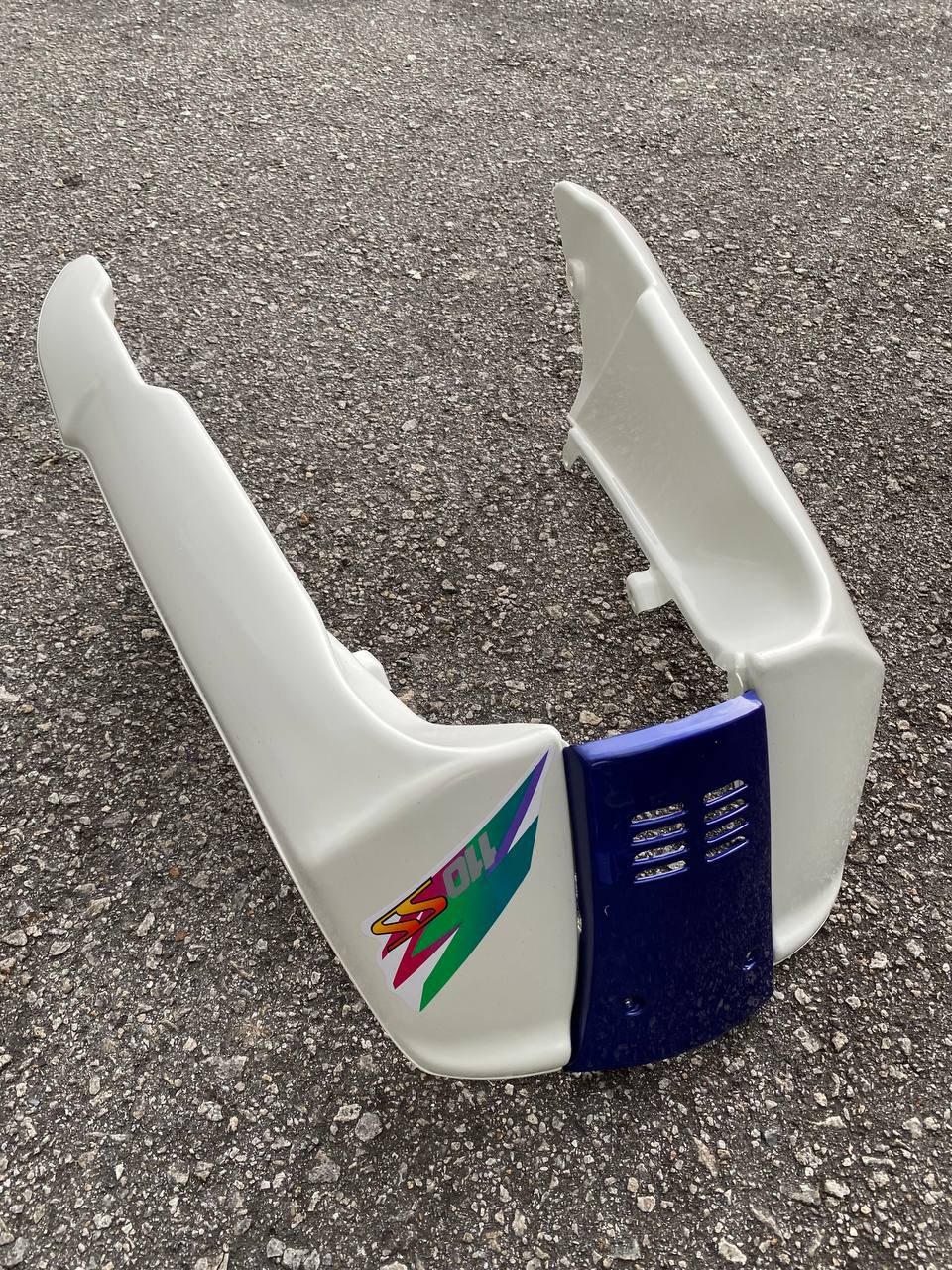 COVERSET SS SPORTS YAMAHA 110 SS Y110 3YR DVM PP WHITE BIRU PUTIH M SEKI SET SIAP TAMPAL FULLSET