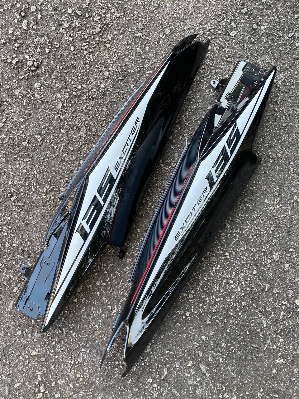 COVERSET YAMAHA LC LC135 V6 V7 RC WHITE BLACK PUTIH HITAM 2022 L6-RC-3 BODYSET SIAP TAMPAL VELOZI WITH COVER METER