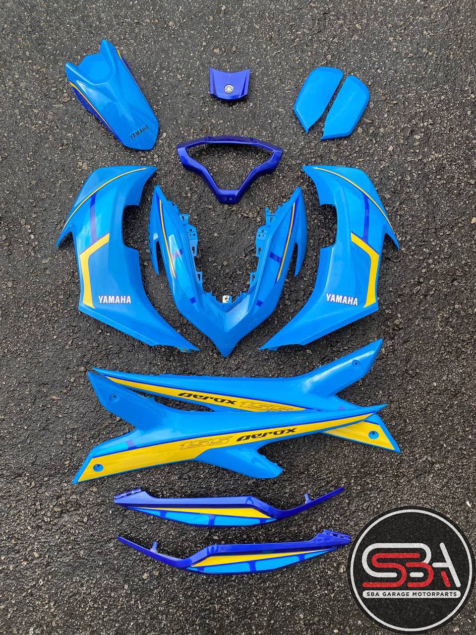 COVERSET BODYSET NVX 155 NVX155 V2 YAMAHA DOCTOR BLUE 007 SIAP TANAM