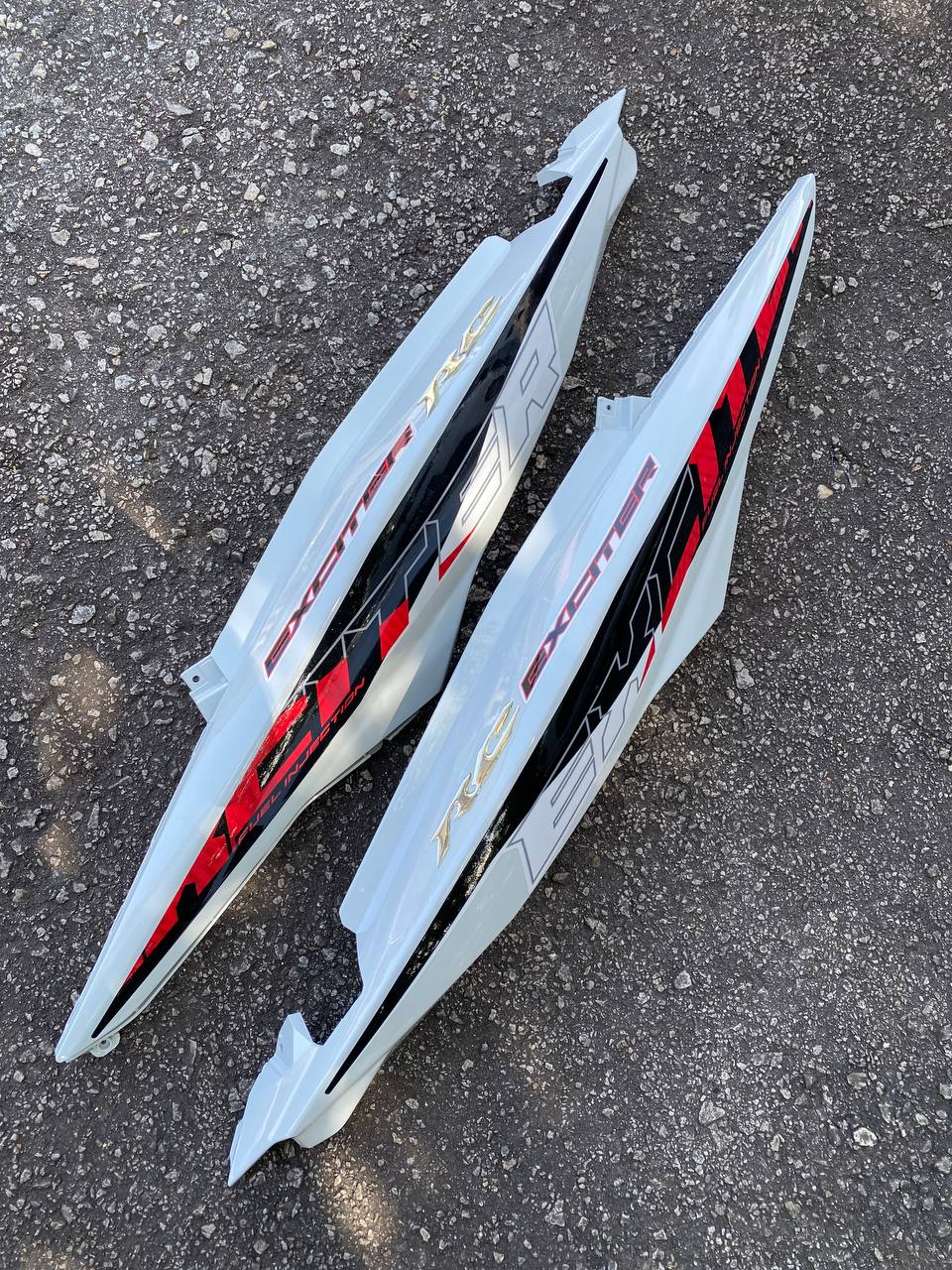 COVERSET BODYSET Y15 Y15ZR V2 EXCITER RC WHITE 2019 ORIGINAL EQUIPMENT MANUFACTURER OEM SIAP TANAM