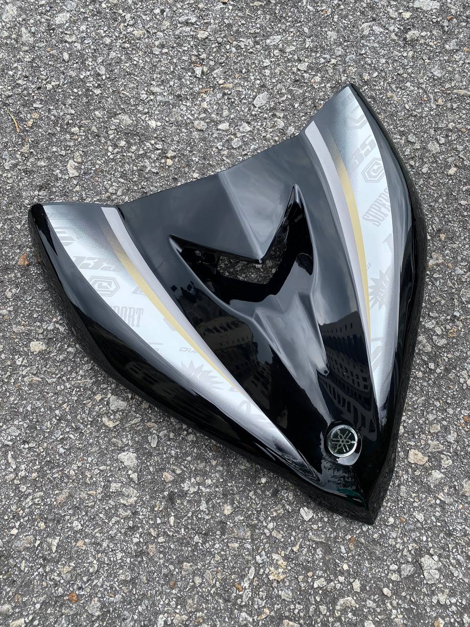 YAMAHA LC LC135 V2 V3 V4 V5 V6 V7 HITAM PURBA KILAT MATELIC BLACK FULL COVERSET SIAP TAMPAL M SEKI MALAYSIA