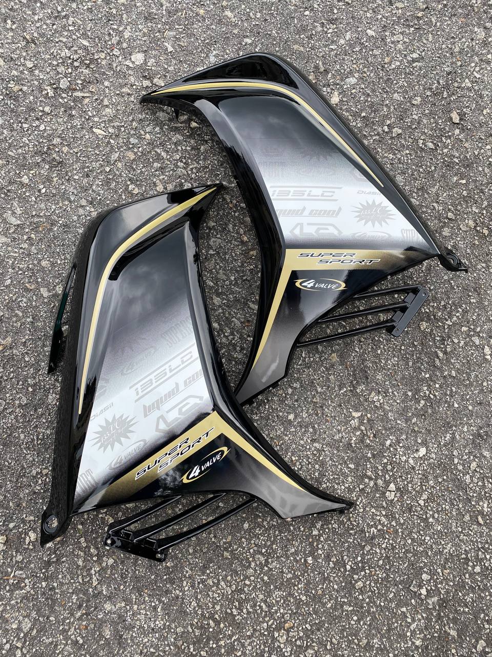YAMAHA LC LC135 V2 V3 V4 V5 V6 V7 HITAM PURBA KILAT MATELIC BLACK FULL COVERSET SIAP TAMPAL M SEKI MALAYSIA