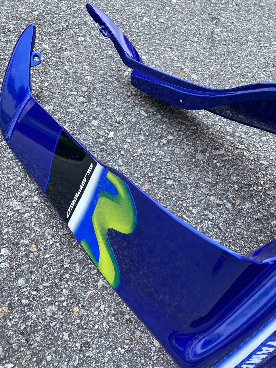 COVERSET ORIGINAL HLY YAMAHA 125z 125zr BIRU MOVISTAR STRIPE STICKER SIAP TAMPAL PERCUMA EMBLEM HONG LEONG VELOZI