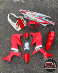 COVERSET ORIGINAL HLY 125z 125zr KUNING BIRU LAUT SILVER SABIT MERAH STICKER SIAP TAMPAL HONG LEONG YAMAHA
