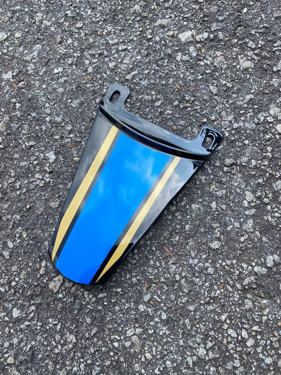 COVERSET BODYSET YAMAHA LC LC135 V1 BIRU GOLD ORIGINAL HONG LEONG YAMAHA HLY STRIPE SIAP TAMPAL